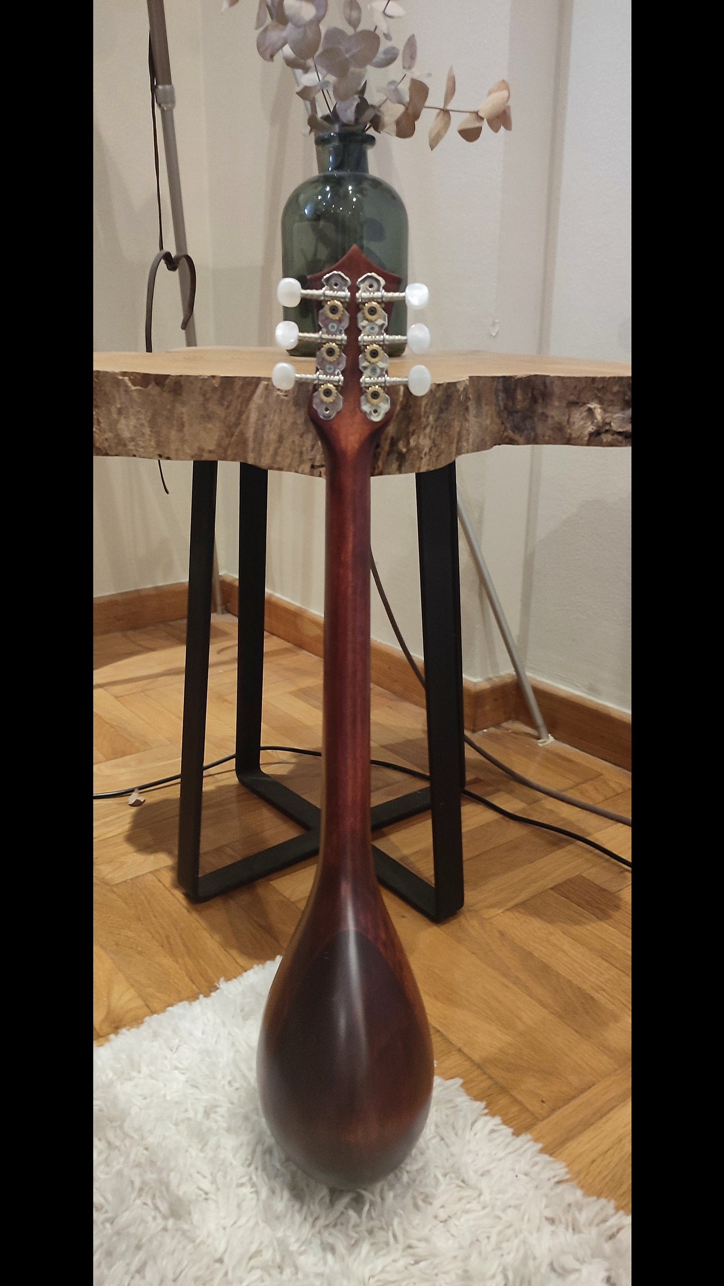 Handmade 6-String Baglamas | Greek Traditional Music Instrument for Rebetiko Music