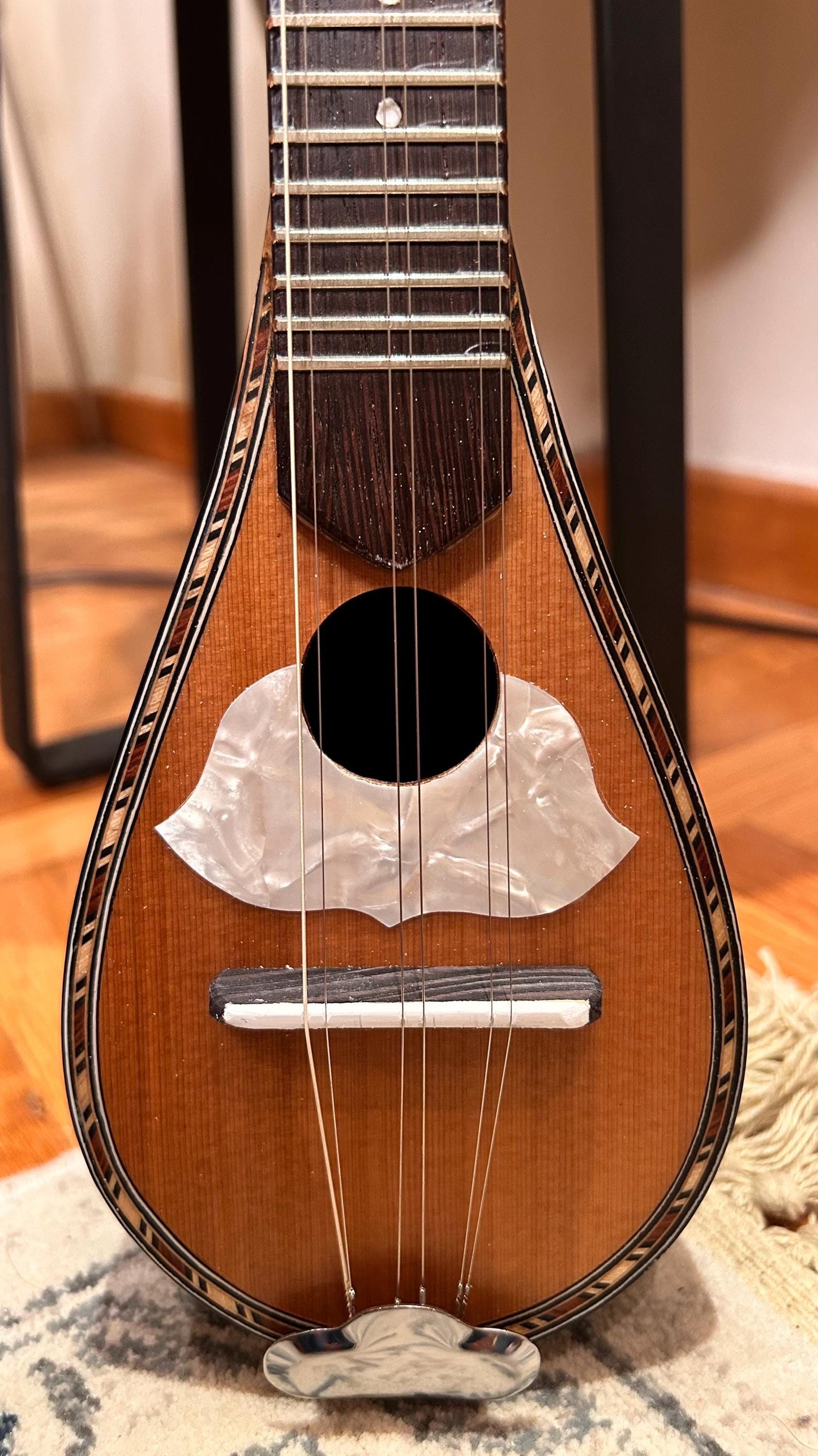 Handmade 6-String Baglamas | Greek Traditional Music Instrument for Rebetiko Music