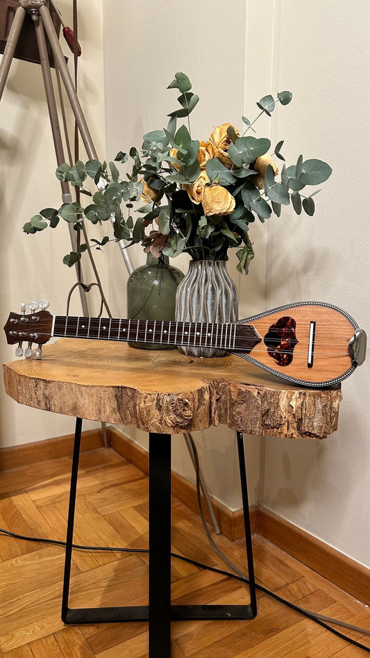 Handmade 6-String Baglamas | Greek Traditional Music Instrument for Rebetiko Music
