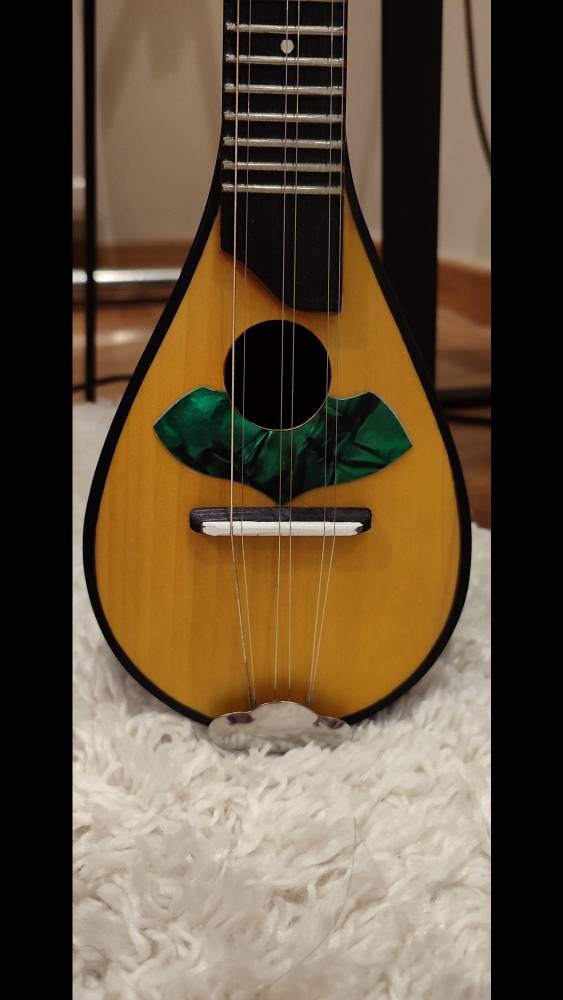 Handmade 6-String Baglamas | Greek Traditional Music Instrument for Rebetiko Music