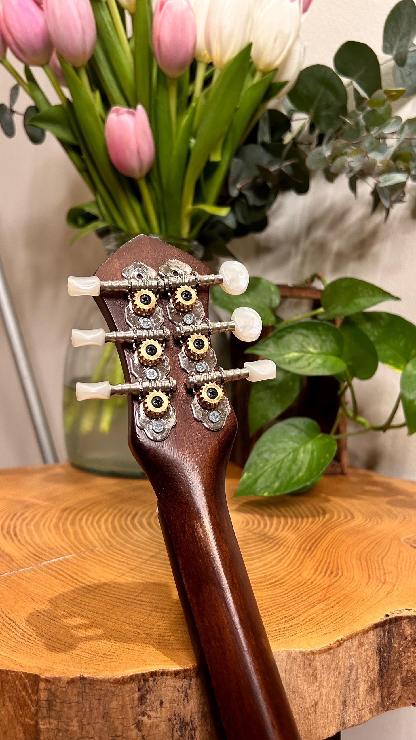 Handmade 6-String Baglamas | Greek Traditional Music Instrument for Rebetiko Music