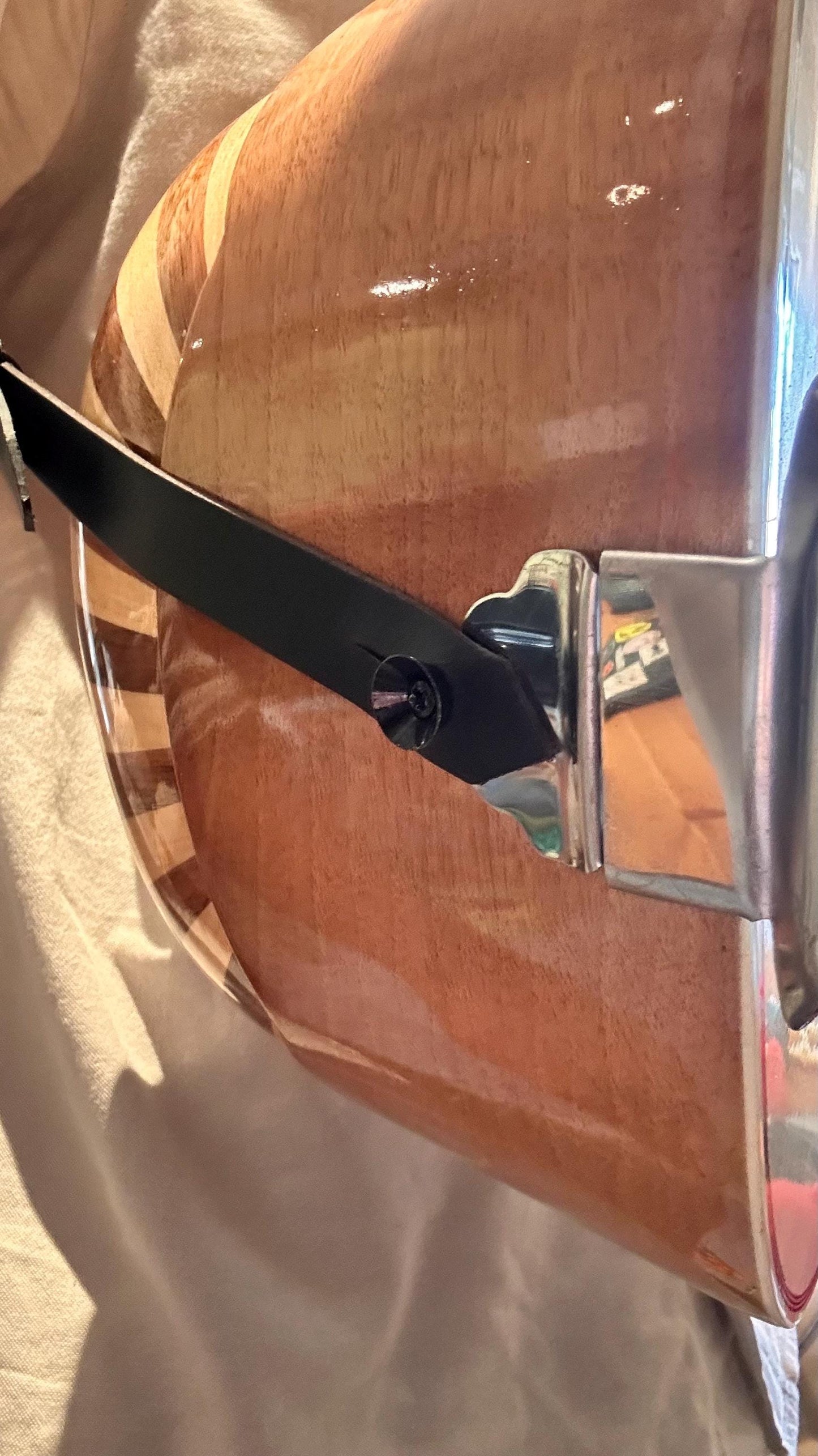 Versatile Leather Bouzouki Strap with Adjustable Hook and End-Button Attachment”