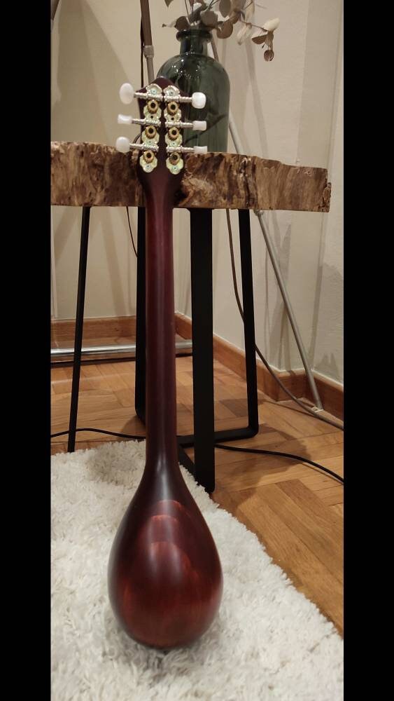 Handmade 6-String Baglamas | Greek Traditional Music Instrument for Rebetiko Music