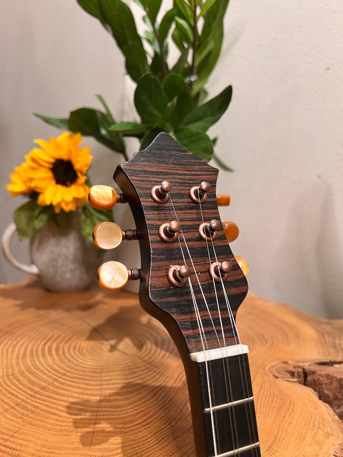 Premium Handmade 6-String Greek Traditional Baglamas for Rebetiko Music Instrument