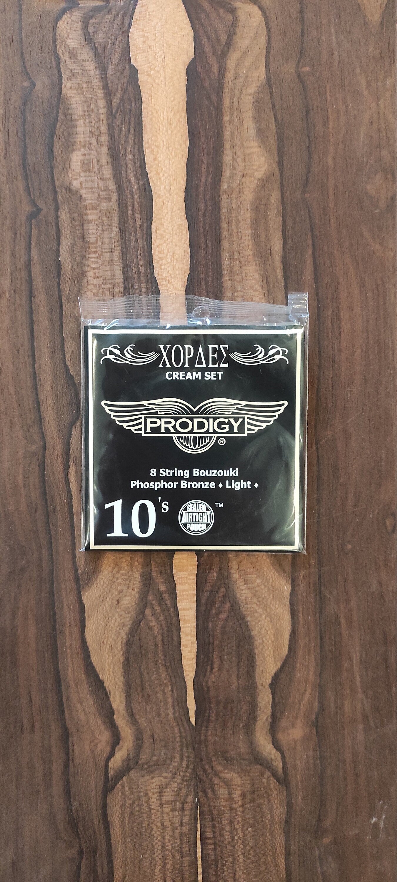 8string Bouzouki Set of Strings ~ Prodigy CREAM Set ~ 0,10 Set Phosphor Bronze Wounded