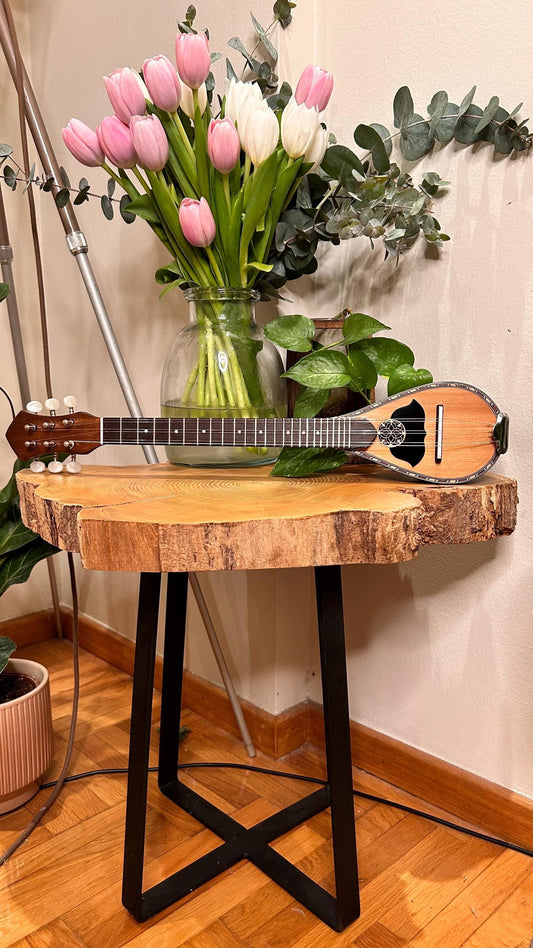 Handmade 6-String Baglamas | Greek Traditional Music Instrument for Rebetiko Music