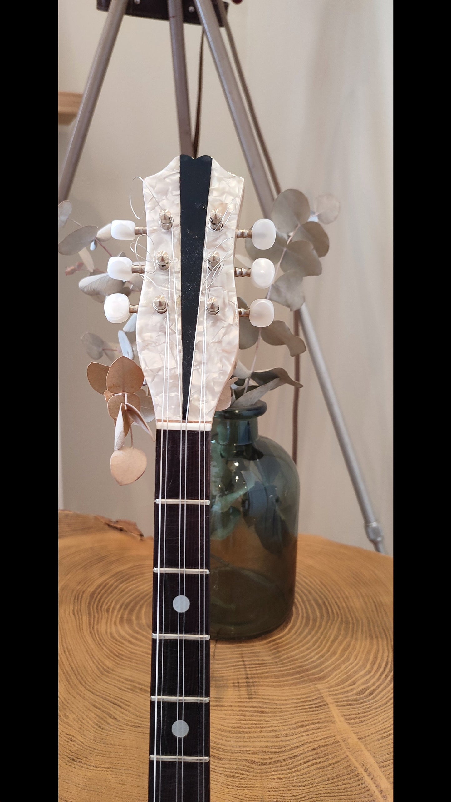 Premium Handmade 6-String Greek Traditional Tzouras for Rebetiko Music Instrument