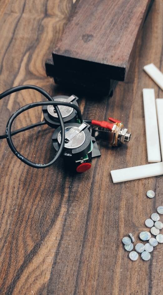 B-Voice ~ Bouzouki Active Pickup ~ The "Active - Black " model ~Active 6String & 8String Bouzouki Pick-up ~