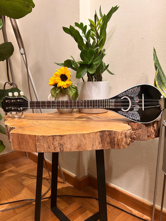 Premium Handmade 6-String Baglamas | Greek Traditional Music Instrument for Rebetiko Music