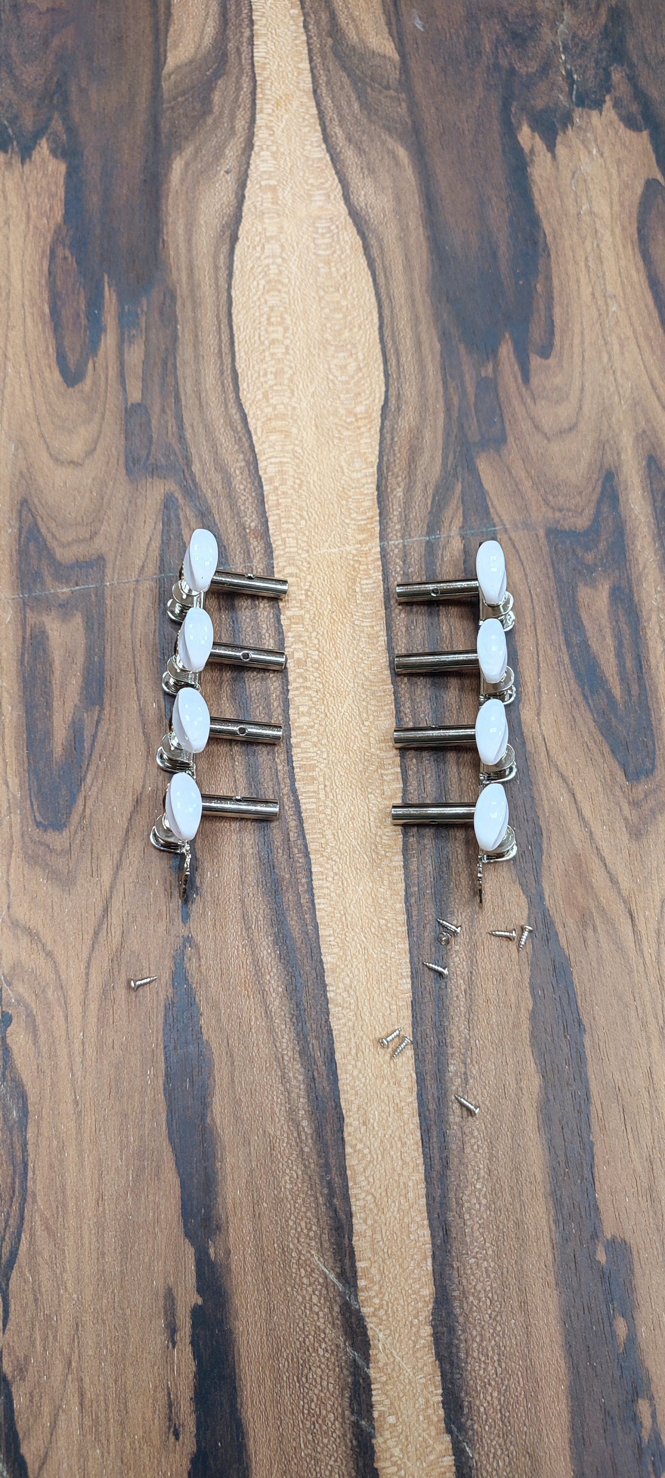 Bouzouki machine heads ~ Grover style  Premium 8string Bouzouki tuners ~ Nickel Colour & White Pearl Button