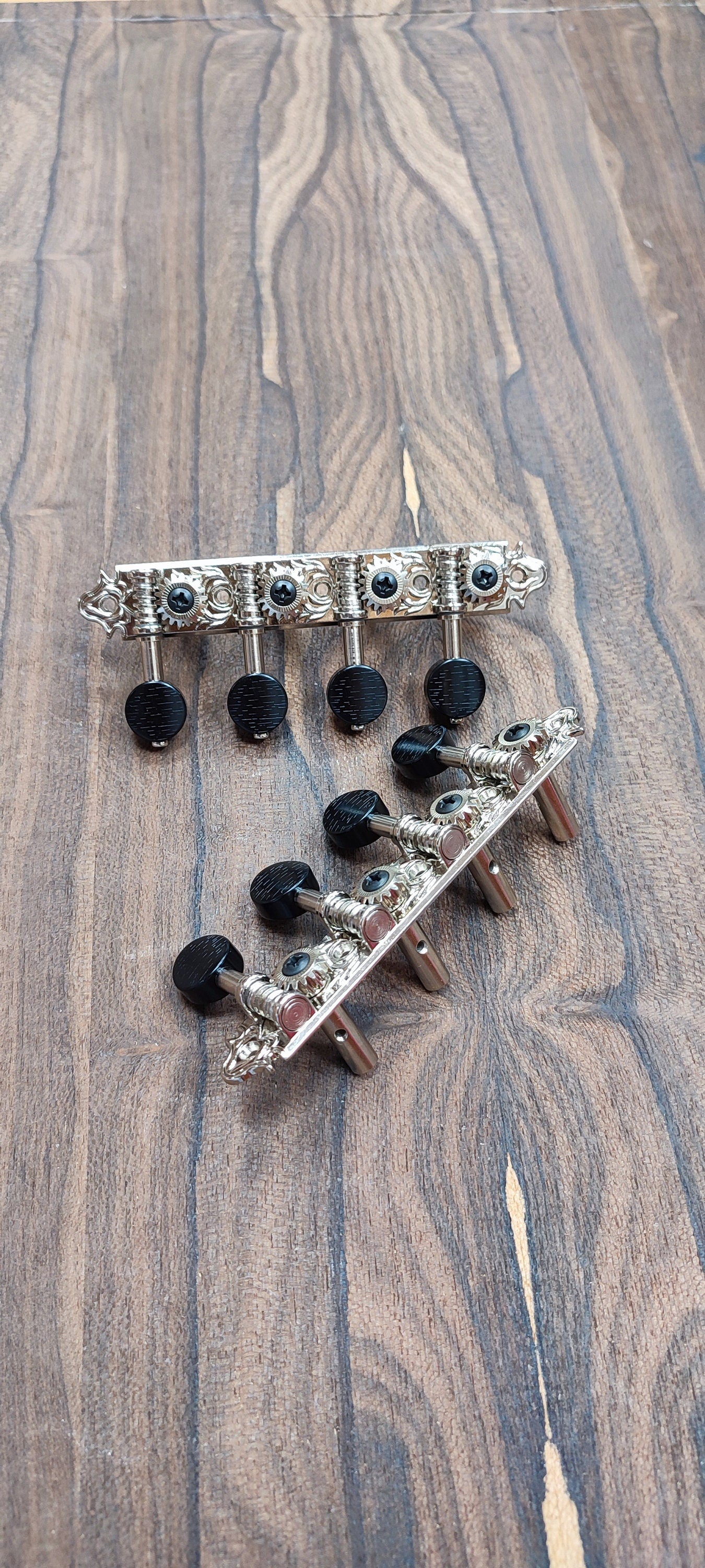 Bouzouki machine heads ~ Professional 8string Bouzouki tuners ~ Nickel Colour & Black Button