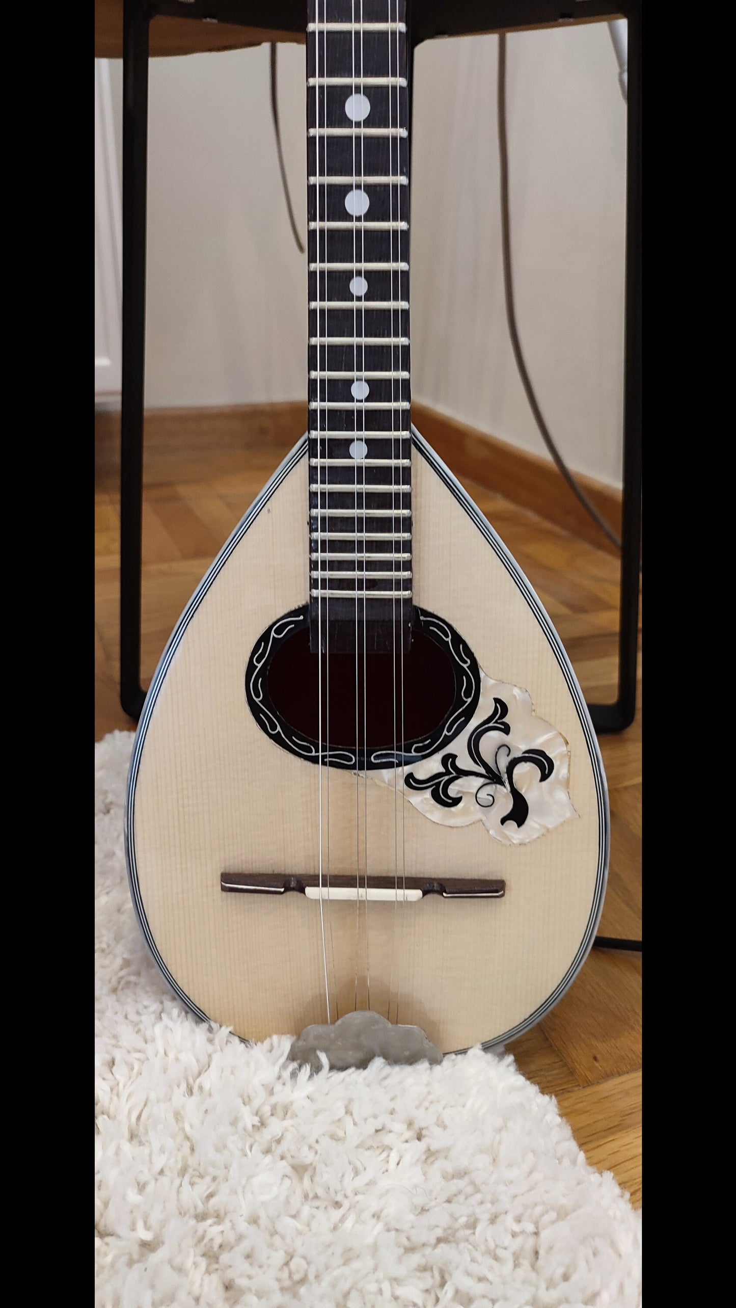 Premium Handmade 6-String Greek Traditional Tzouras for Rebetiko Music Instrument