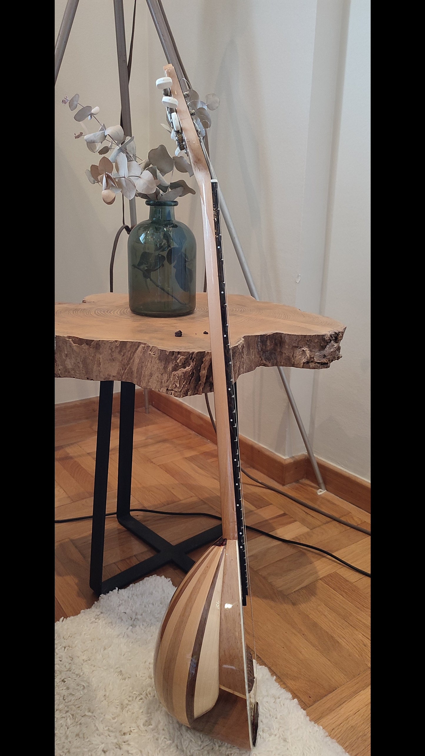 Premium Handmade 6-String Greek Traditional Tzouras for Rebetiko Music Instrument