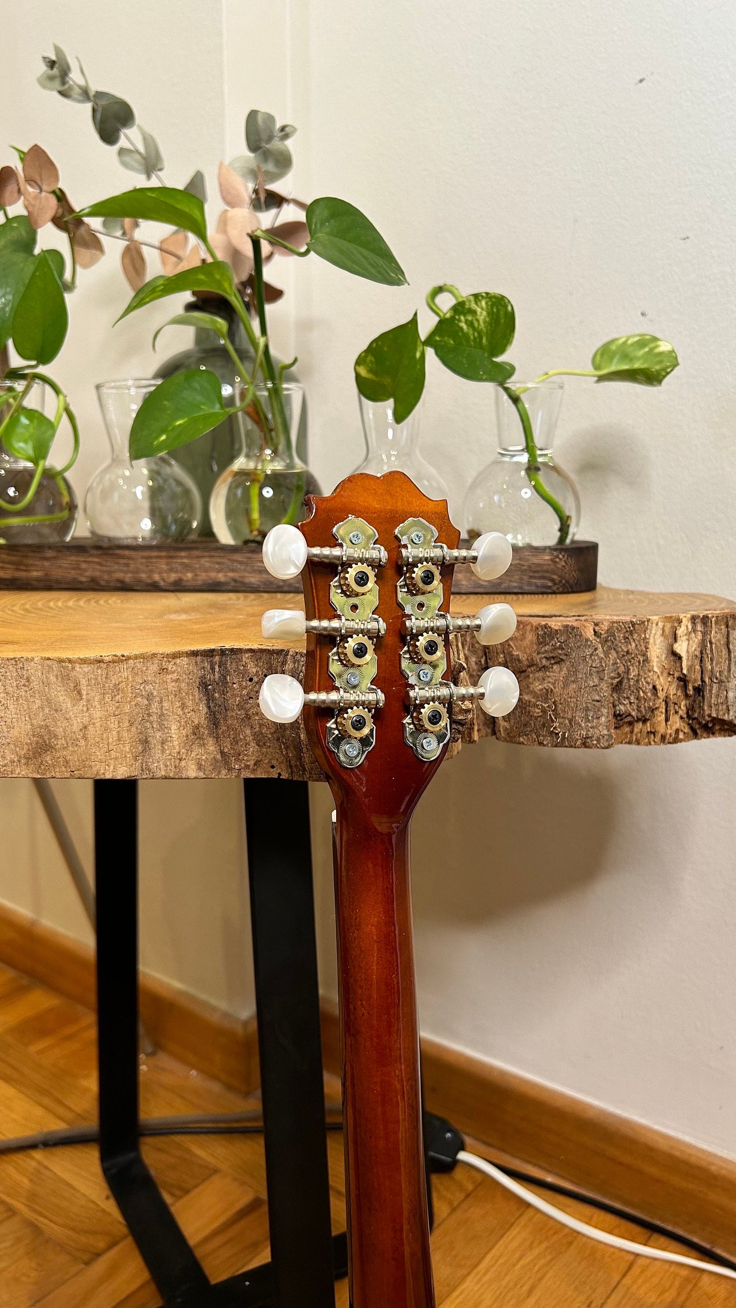 Premium Handmade 6-String Baglamas | Greek Traditional Music Instrument for Rebetiko Music