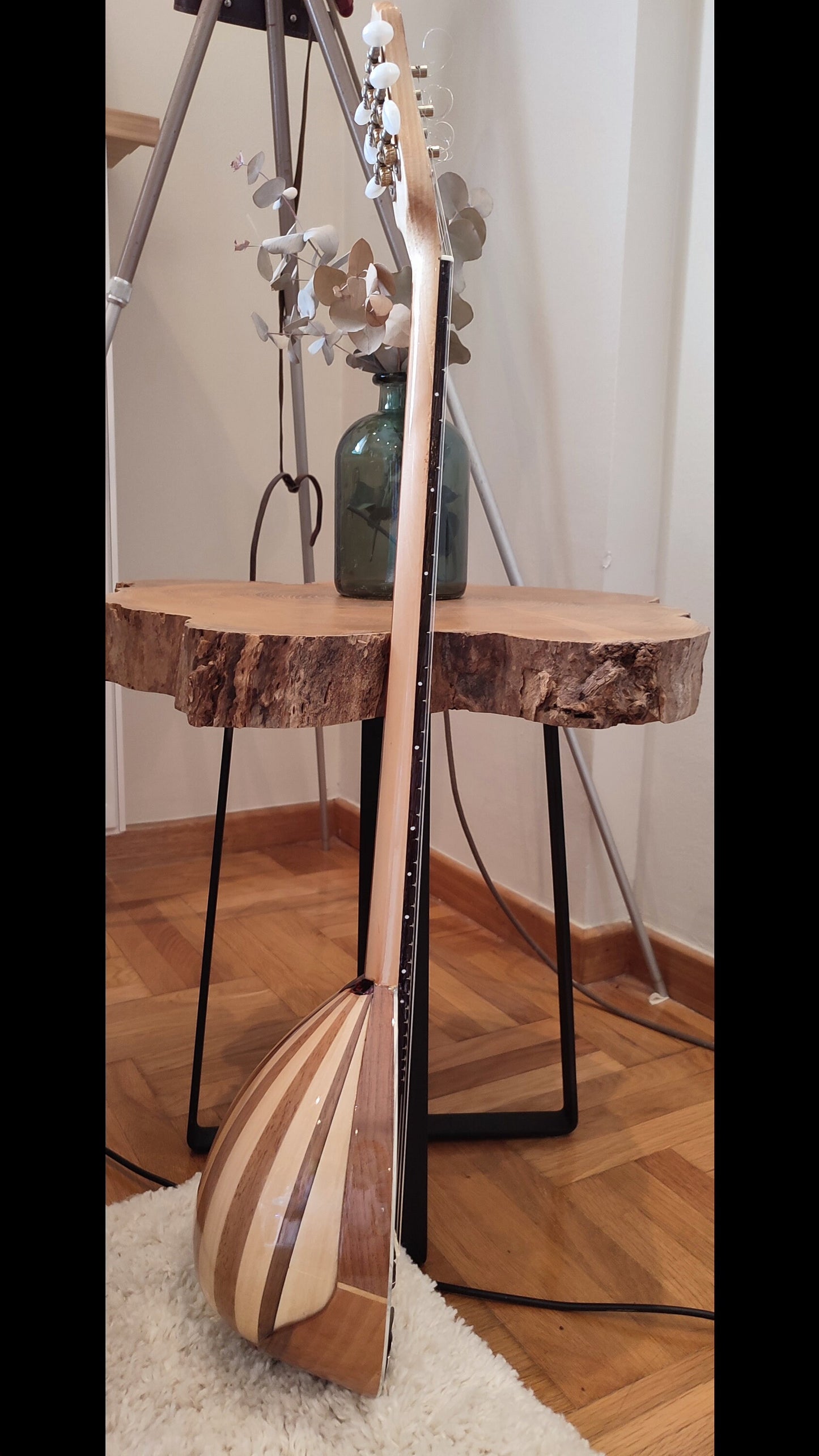 Premium Handmade 6-String Greek Traditional Tzouras for Rebetiko Music Instrument