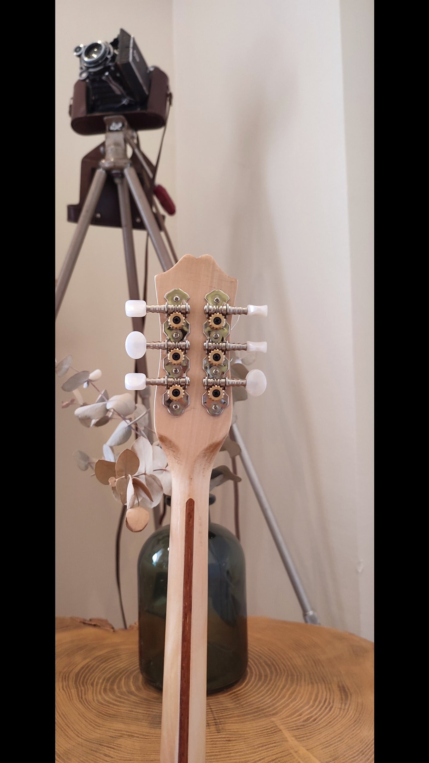 Premium Handmade 6-String Greek Traditional Tzouras for Rebetiko Music Instrument