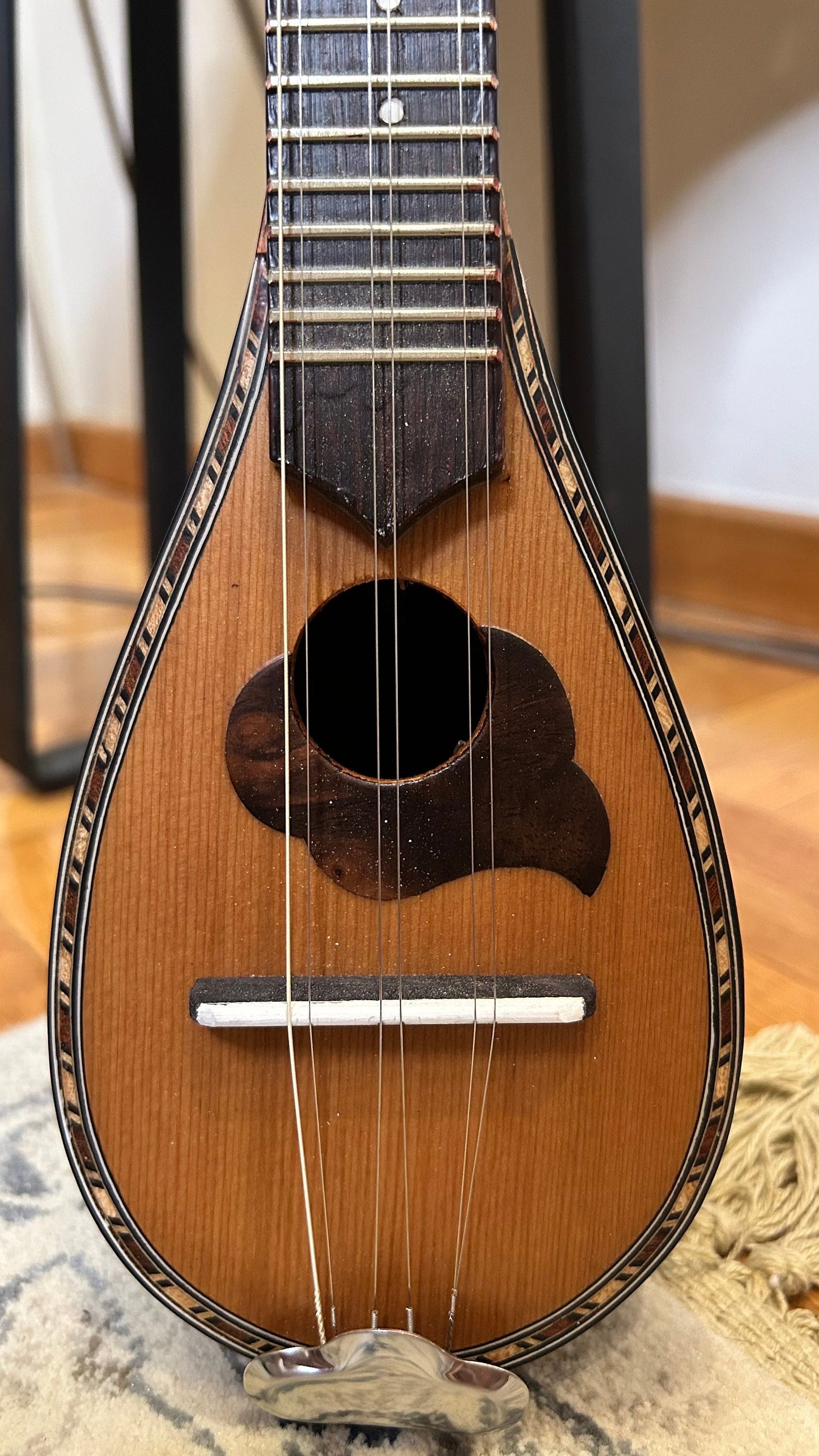Handmade 6-String Baglamas | Greek Traditional Music Instrument for Rebetiko Music