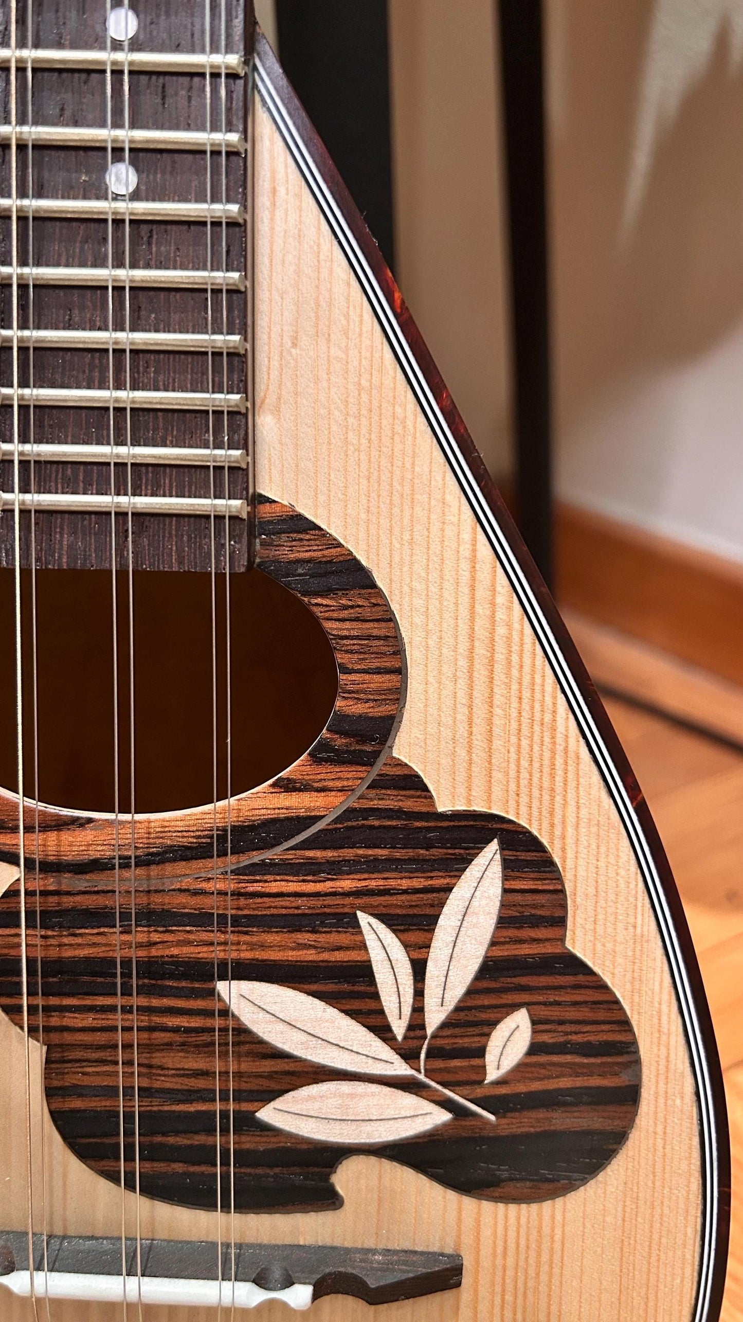 Premium Handmade 6-String Greek Traditional Tzouras for Rebetiko Music Instrument