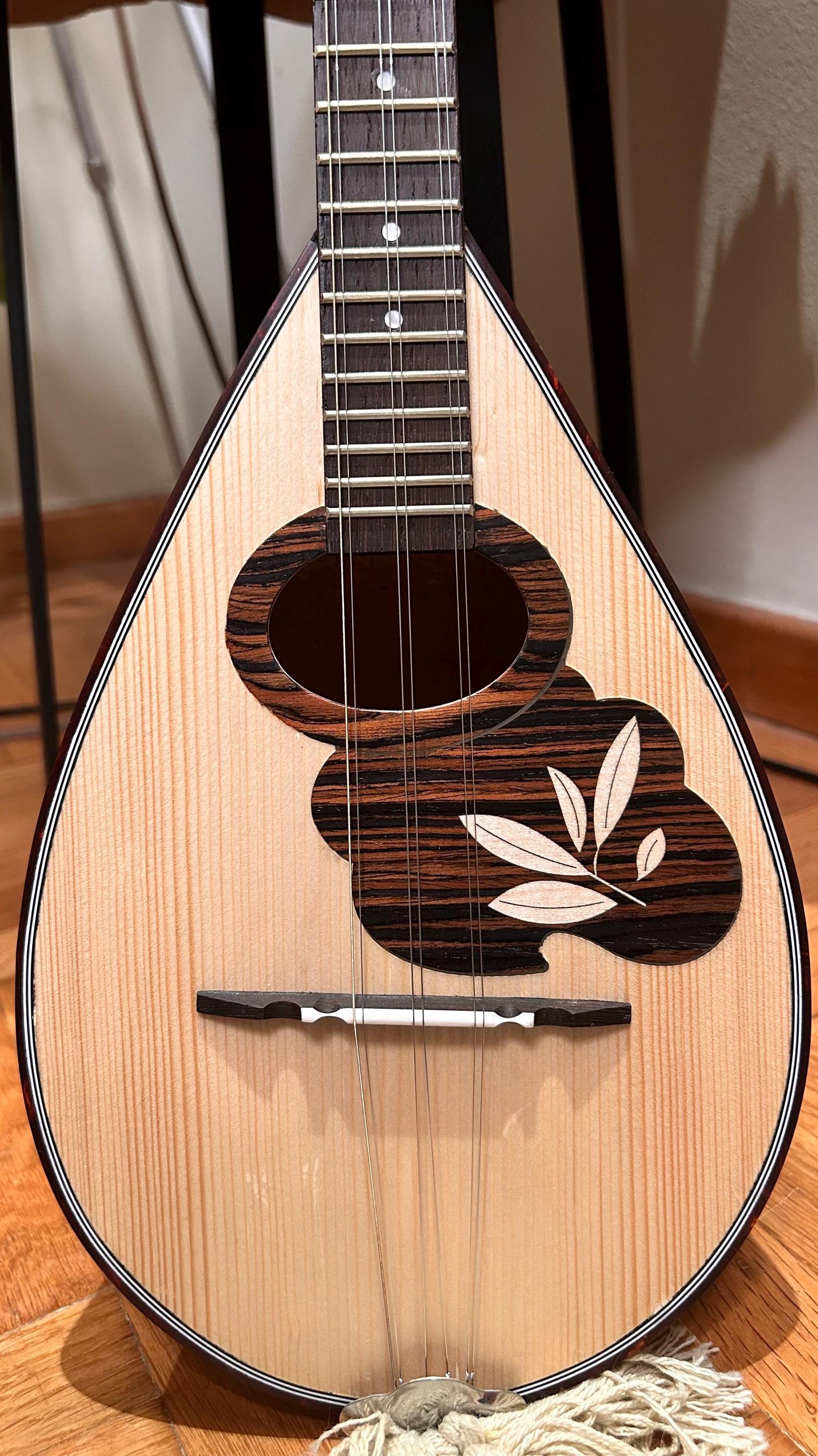 Premium Handmade 6-String Greek Traditional Tzouras for Rebetiko Music Instrument