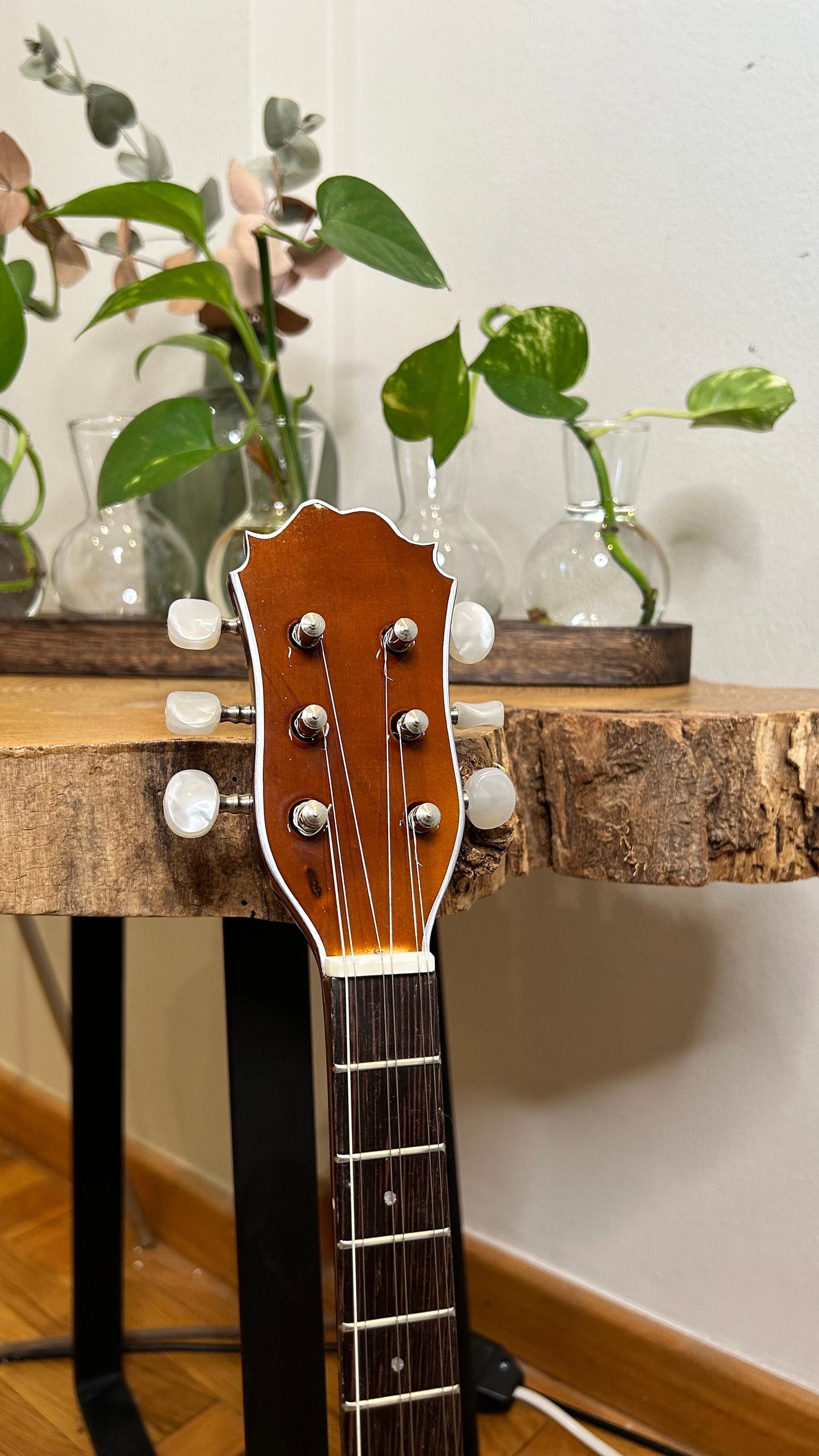 Premium Handmade 6-String Baglamas | Greek Traditional Music Instrument for Rebetiko Music