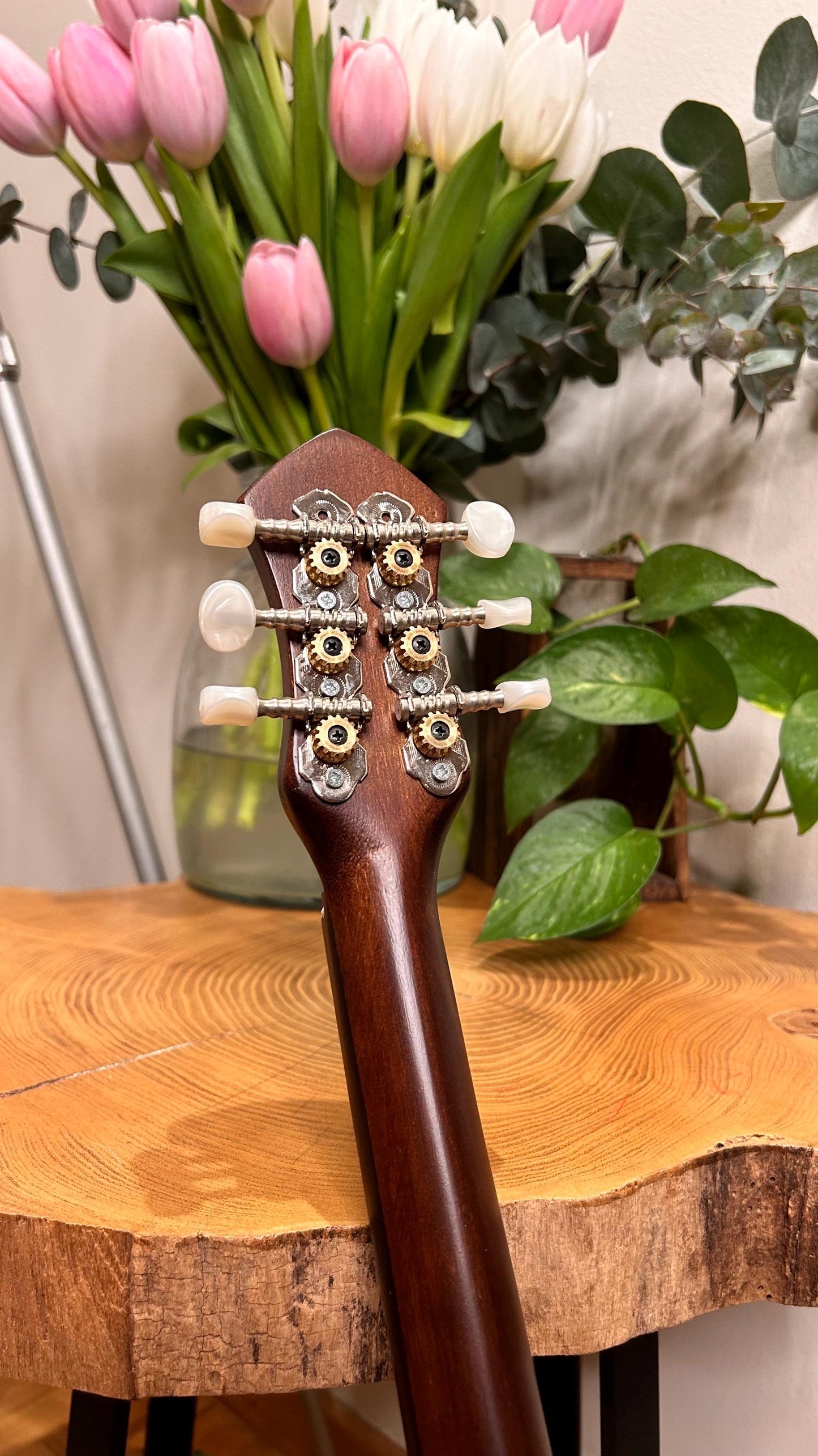 Handmade 6-String Baglamas | Greek Traditional Music Instrument for Rebetiko Music