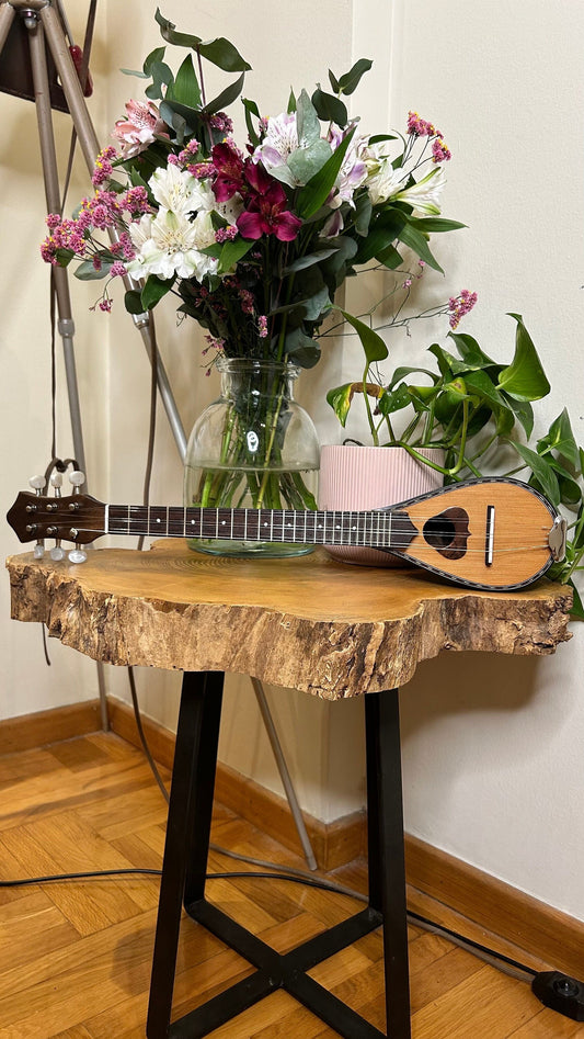 Handmade 6-String Baglamas | Greek Traditional Music Instrument for Rebetiko Music