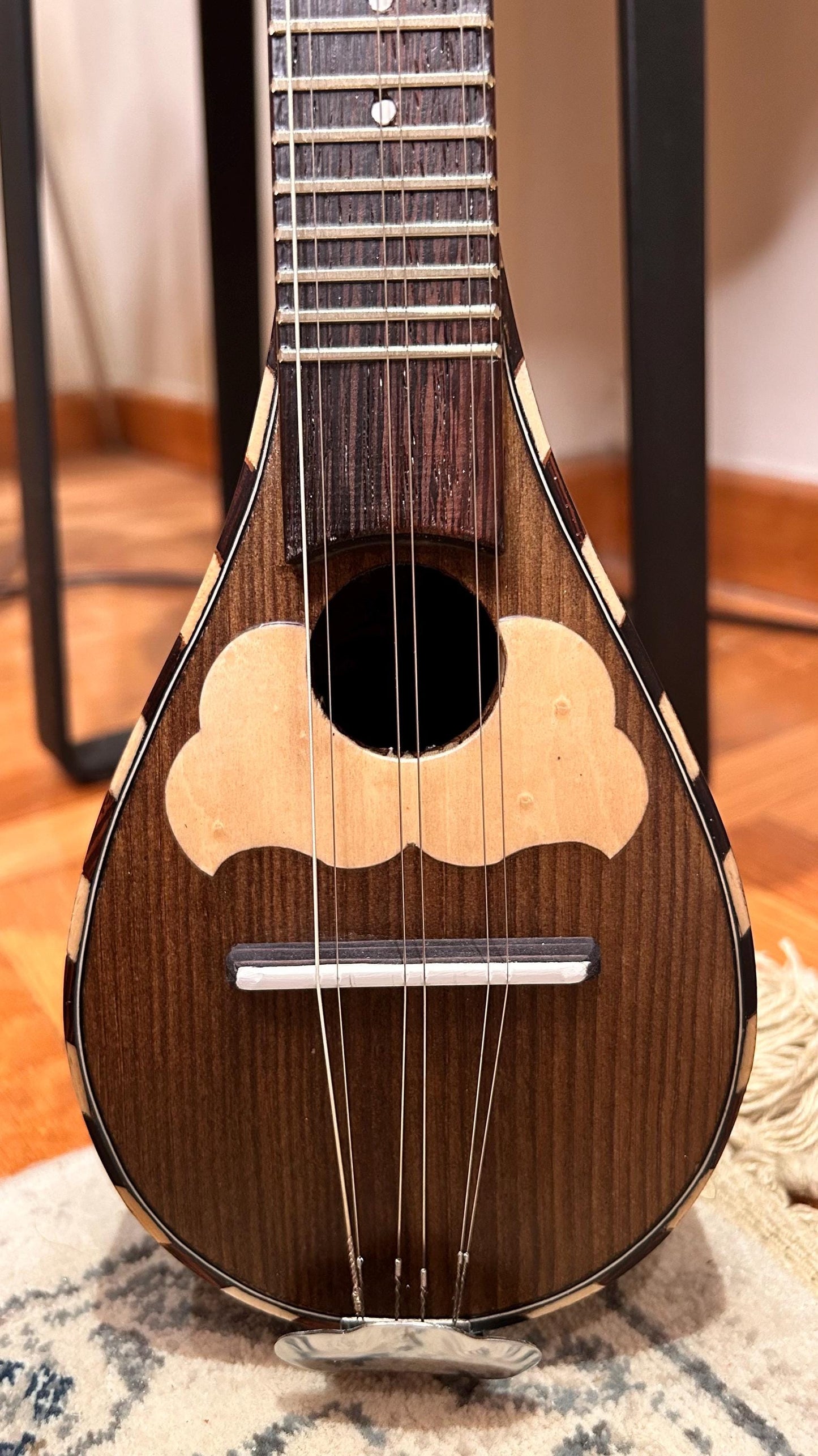 Handmade 6-String Baglamas | Greek Traditional Music Instrument for Rebetiko Music