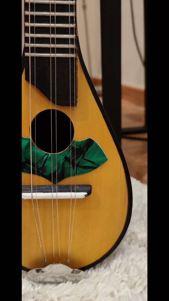 Handmade 6-String Baglamas | Greek Traditional Music Instrument for Rebetiko Music