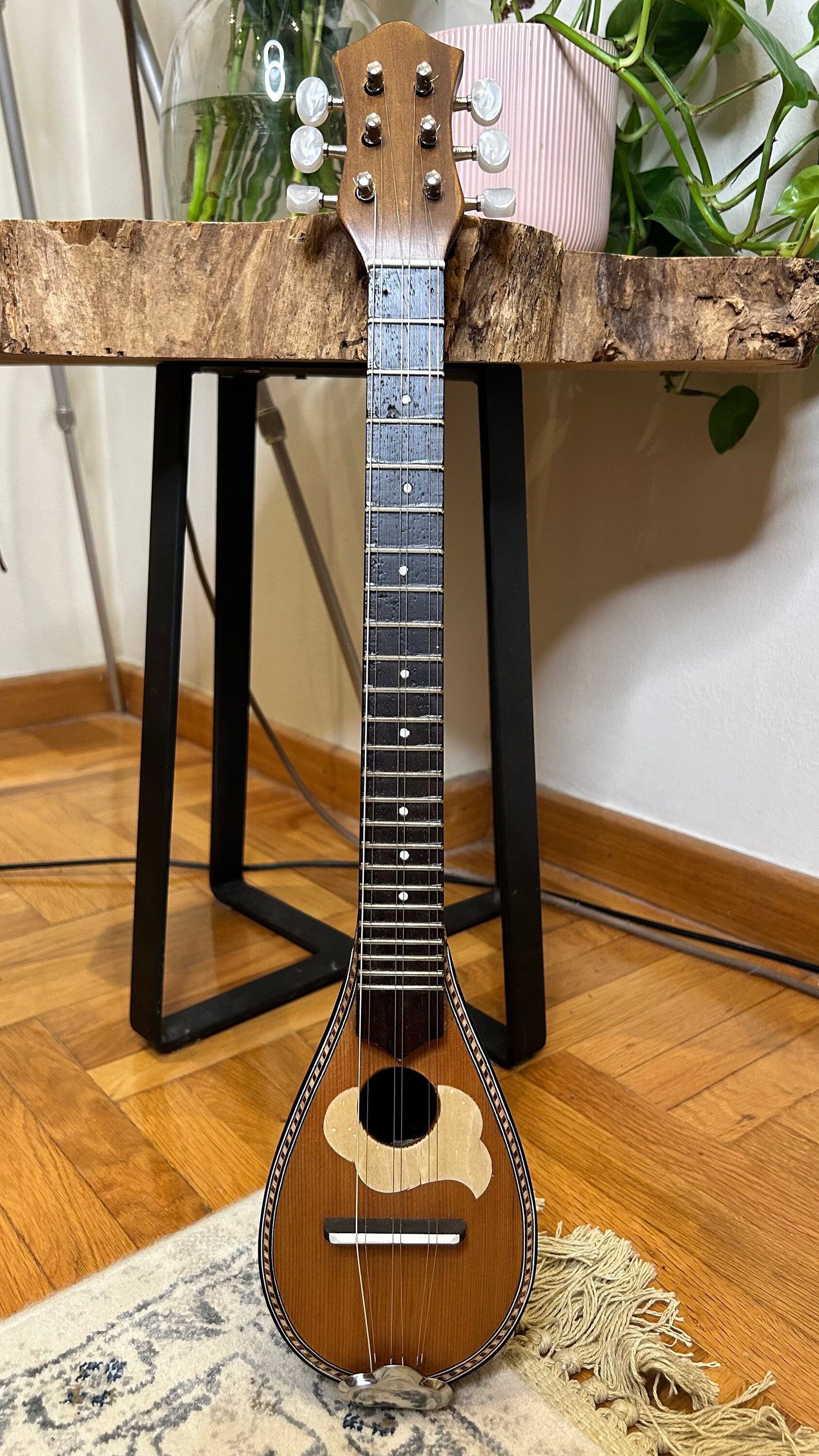 Handmade 6-String Baglamas | Greek Traditional Music Instrument for Rebetiko Music