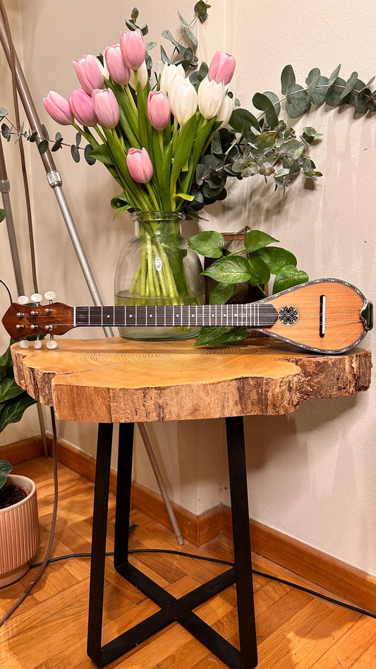 Handmade 6-String Baglamas | Greek Traditional Music Instrument for Rebetiko Music