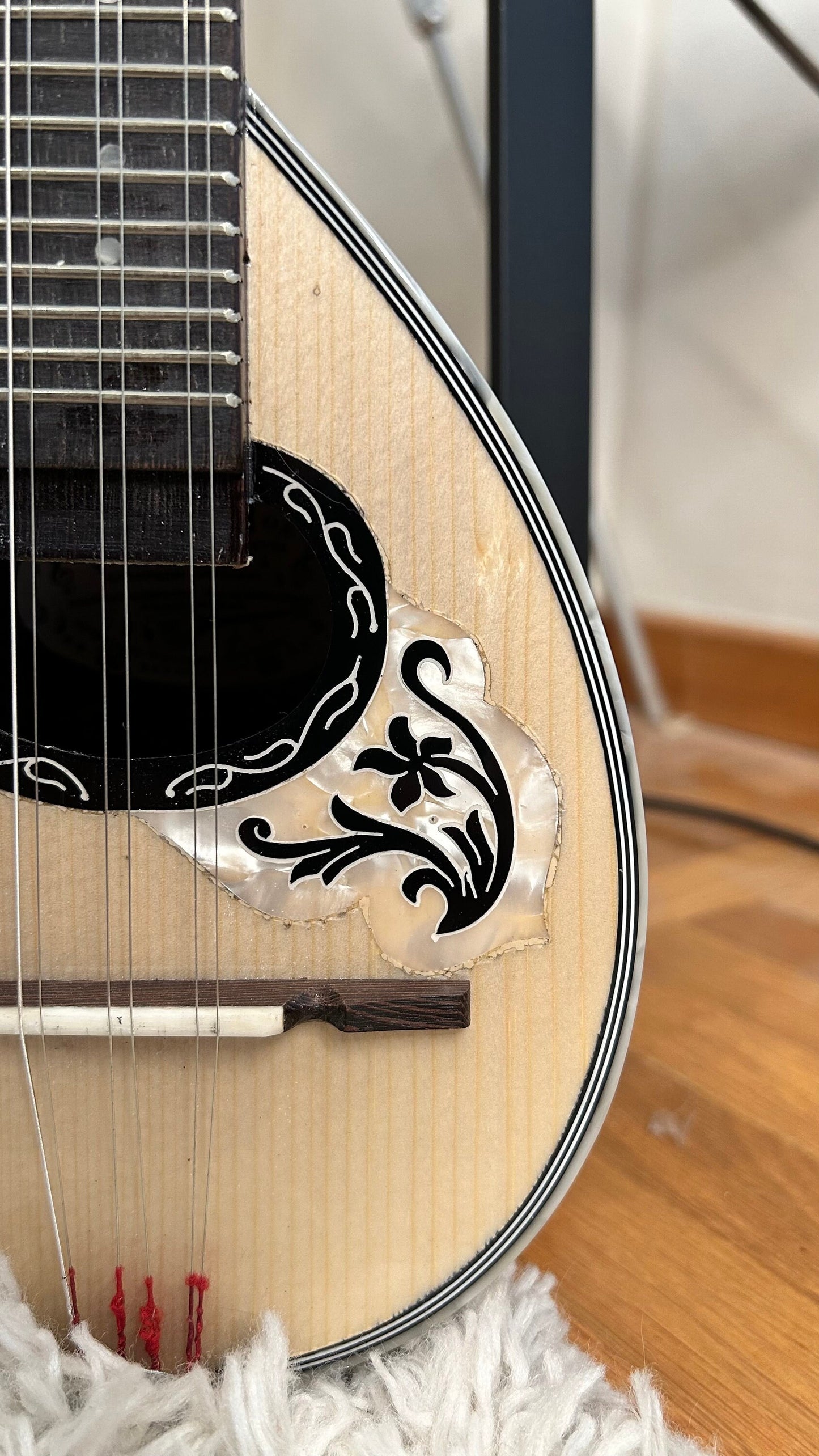 Premium Handmade 6-String Greek Traditional Baglamas for Rebetiko Music Instrument