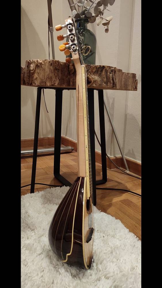 Handmade 6-String Baglamas for Rebetiko Music | Greek Traditional Instrument | Professional Quality