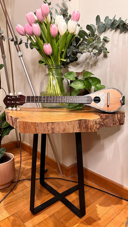 Handmade 6-String Baglamas | Greek Traditional Music Instrument for Rebetiko Music