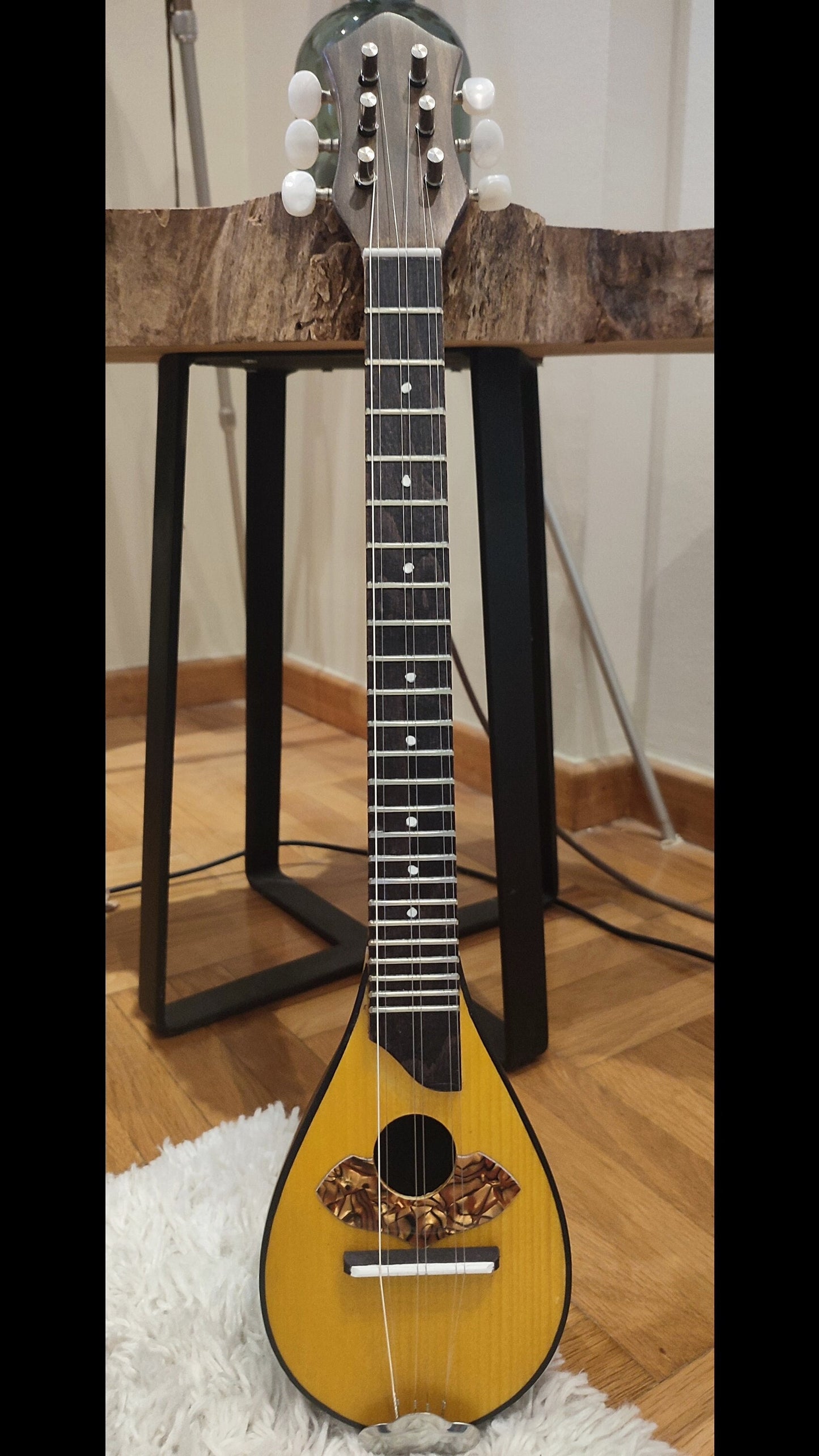 Handmade 6-String Baglamas | Greek Traditional Music Instrument for Rebetiko Music