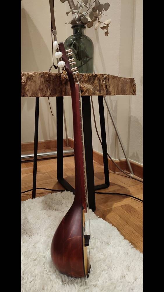 Handmade 6-String Baglamas | Greek Traditional Music Instrument for Rebetiko Music