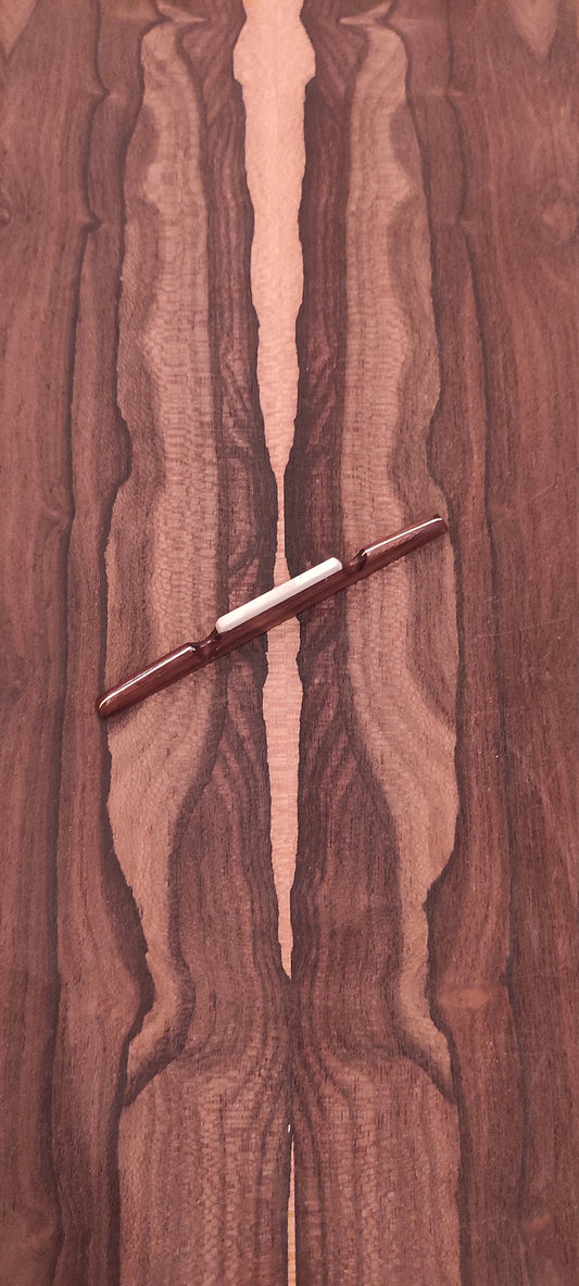 Rosewood Tzouras Bridge/Kavalaris with Bone Saddle Blank - High-Quality Rosewood Tzouras Bridge