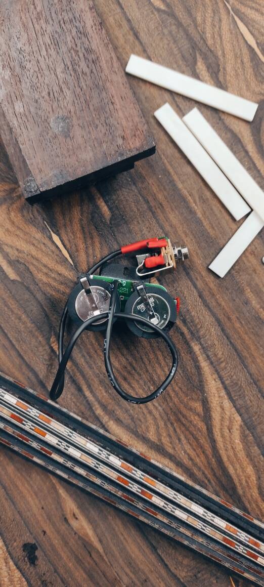 B-Voice ~ Bouzouki Active Pickup ~ The "Active - Black " model ~Active 6String & 8String Bouzouki Pick-up ~