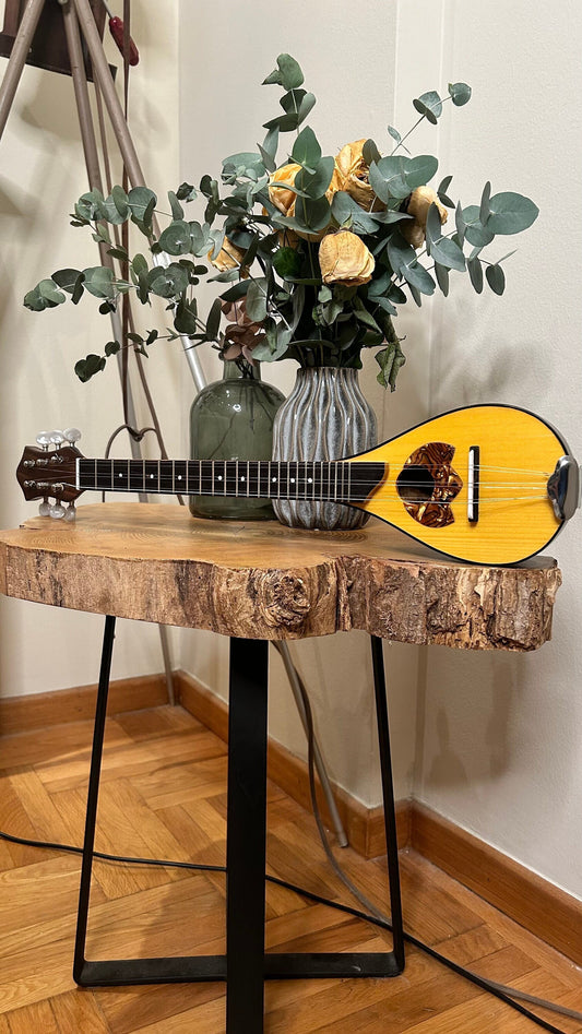 Handmade 6-String Baglamas | Greek Traditional Music Instrument for Rebetiko Music