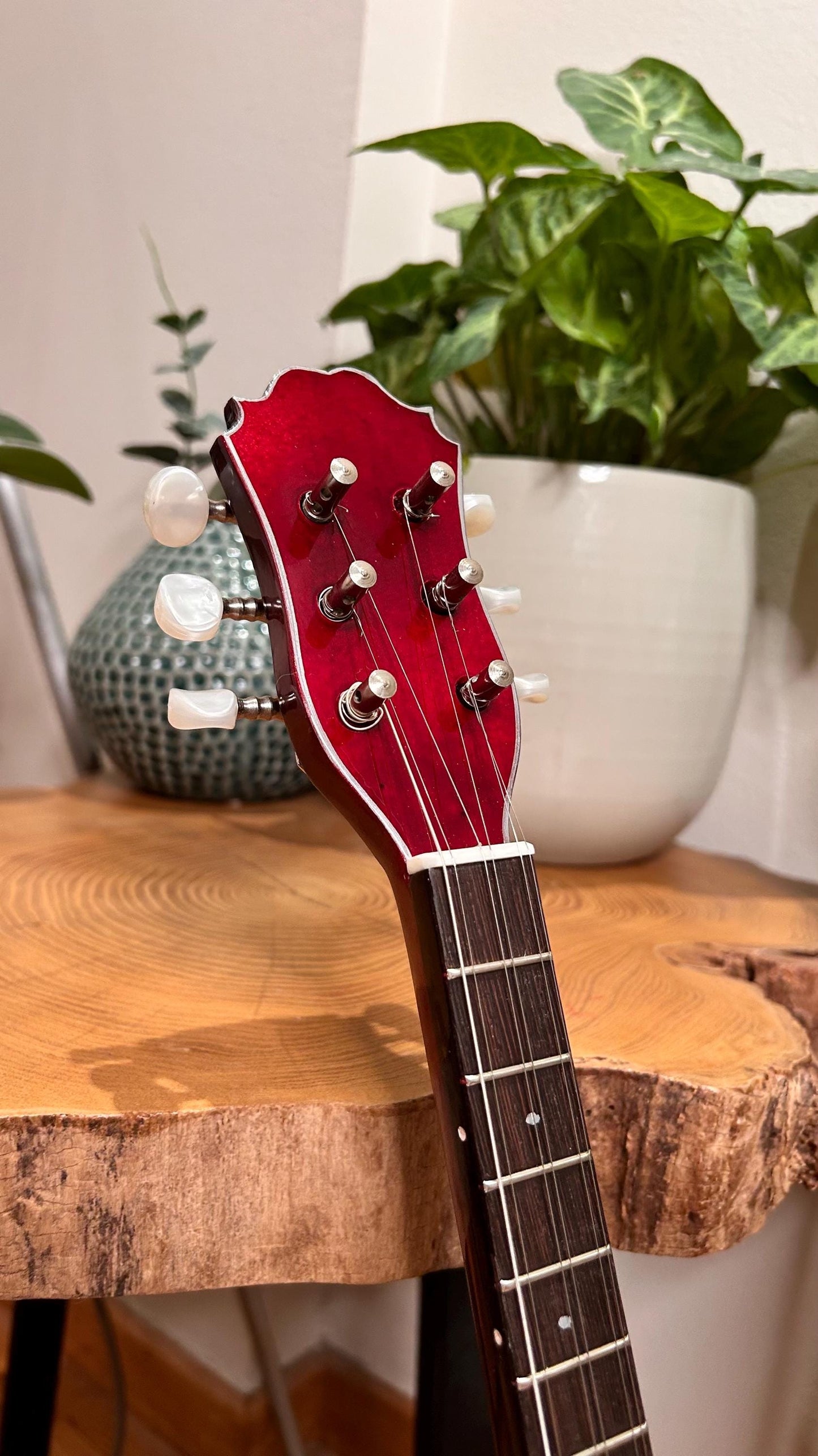 Premium Handmade 6-String Baglamas | Greek Traditional Music Instrument for Rebetiko Music