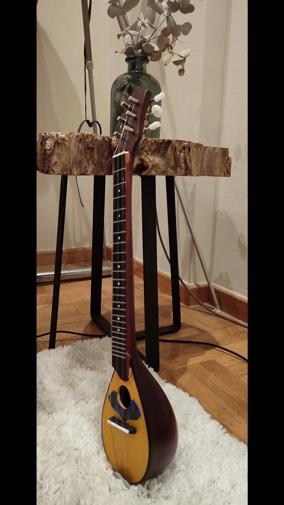 Handmade 6-String Baglamas | Greek Traditional Music Instrument for Rebetiko Music