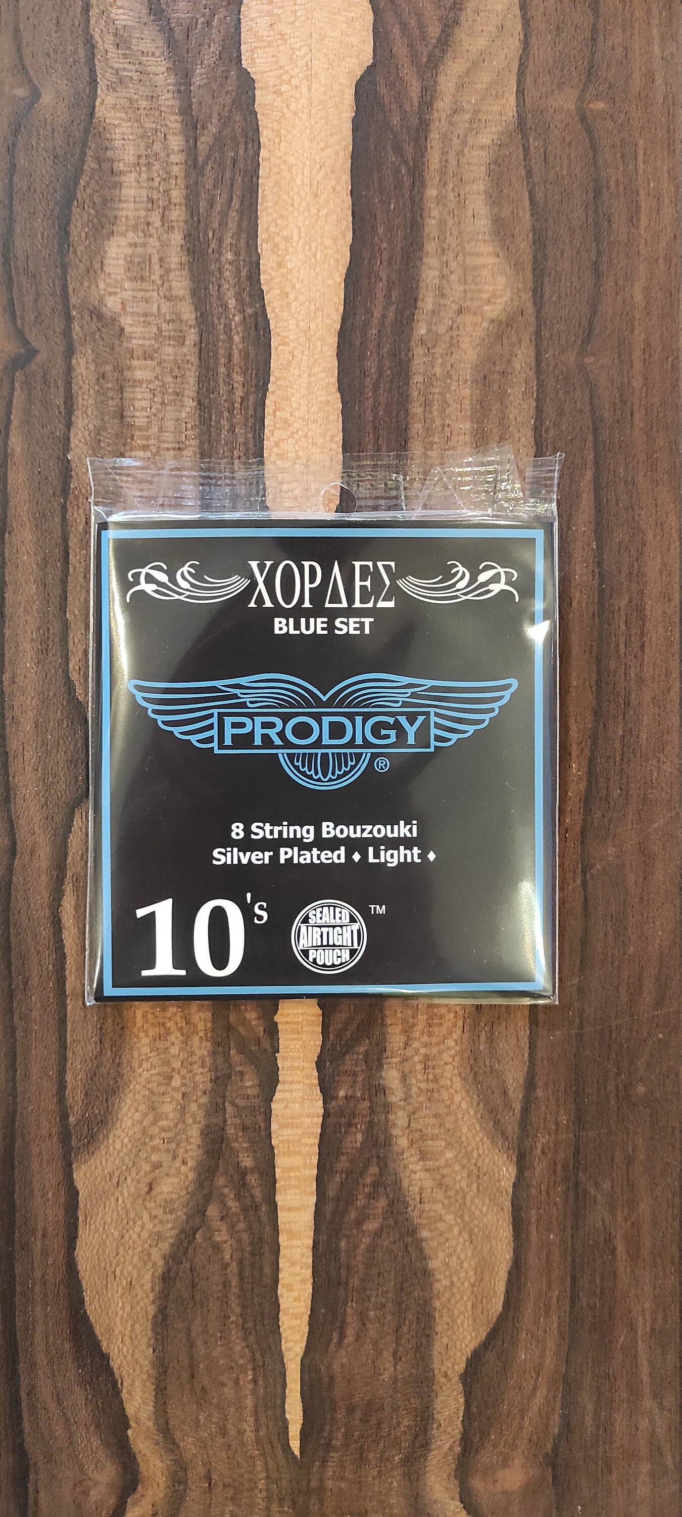 8string Bouzouki Set of Strings ~ Prodigy BLUE Set ~ 0,10 Set Silver Wounded