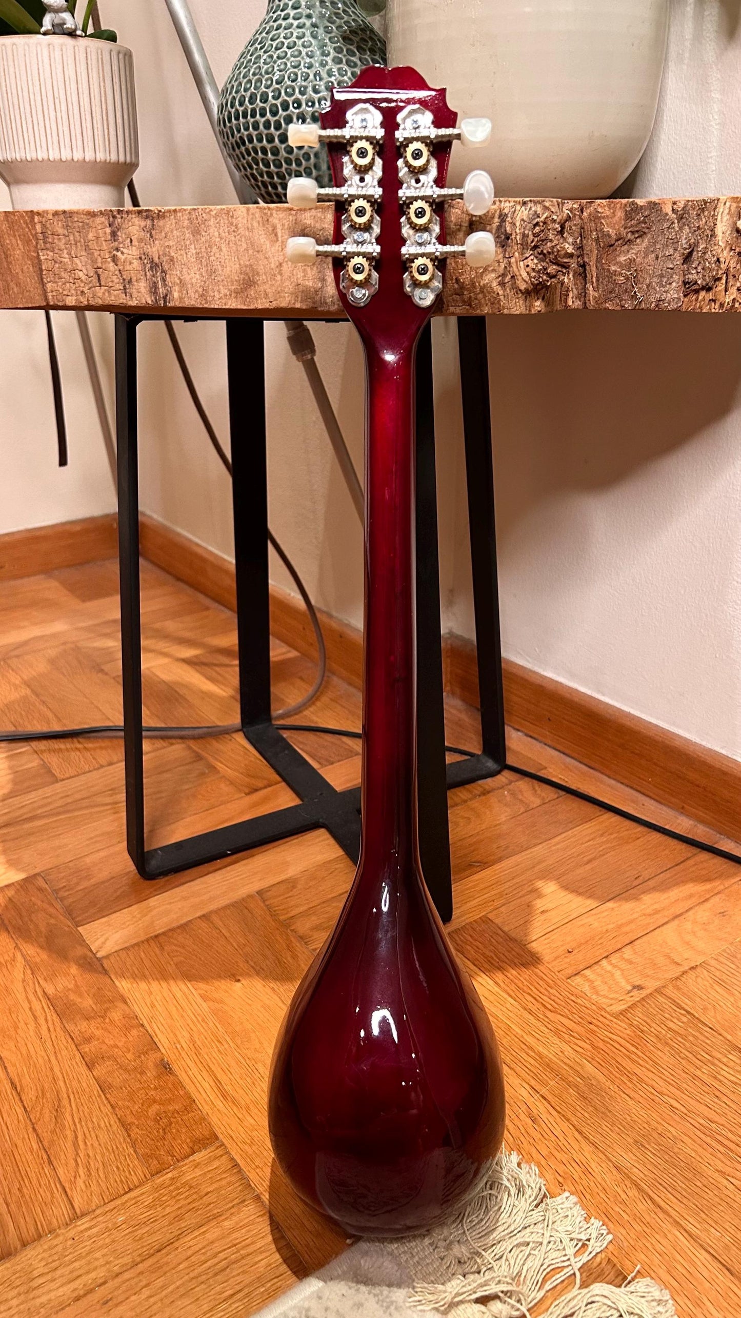 Premium Handmade 6-String Baglamas | Greek Traditional Music Instrument for Rebetiko Music