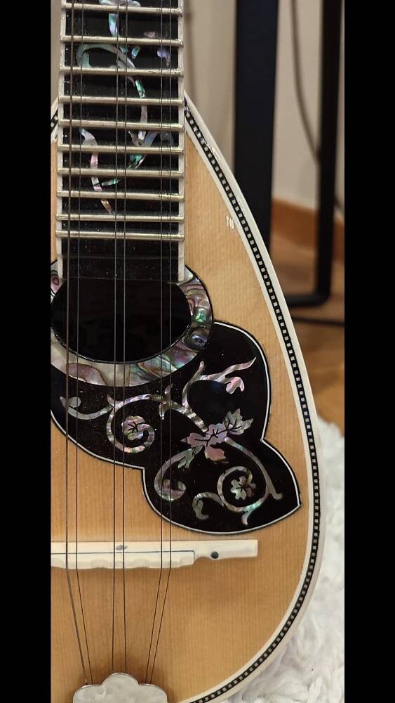 Handmade 6-String Baglamas for Rebetiko Music | Greek Traditional Instrument | Professional Quality