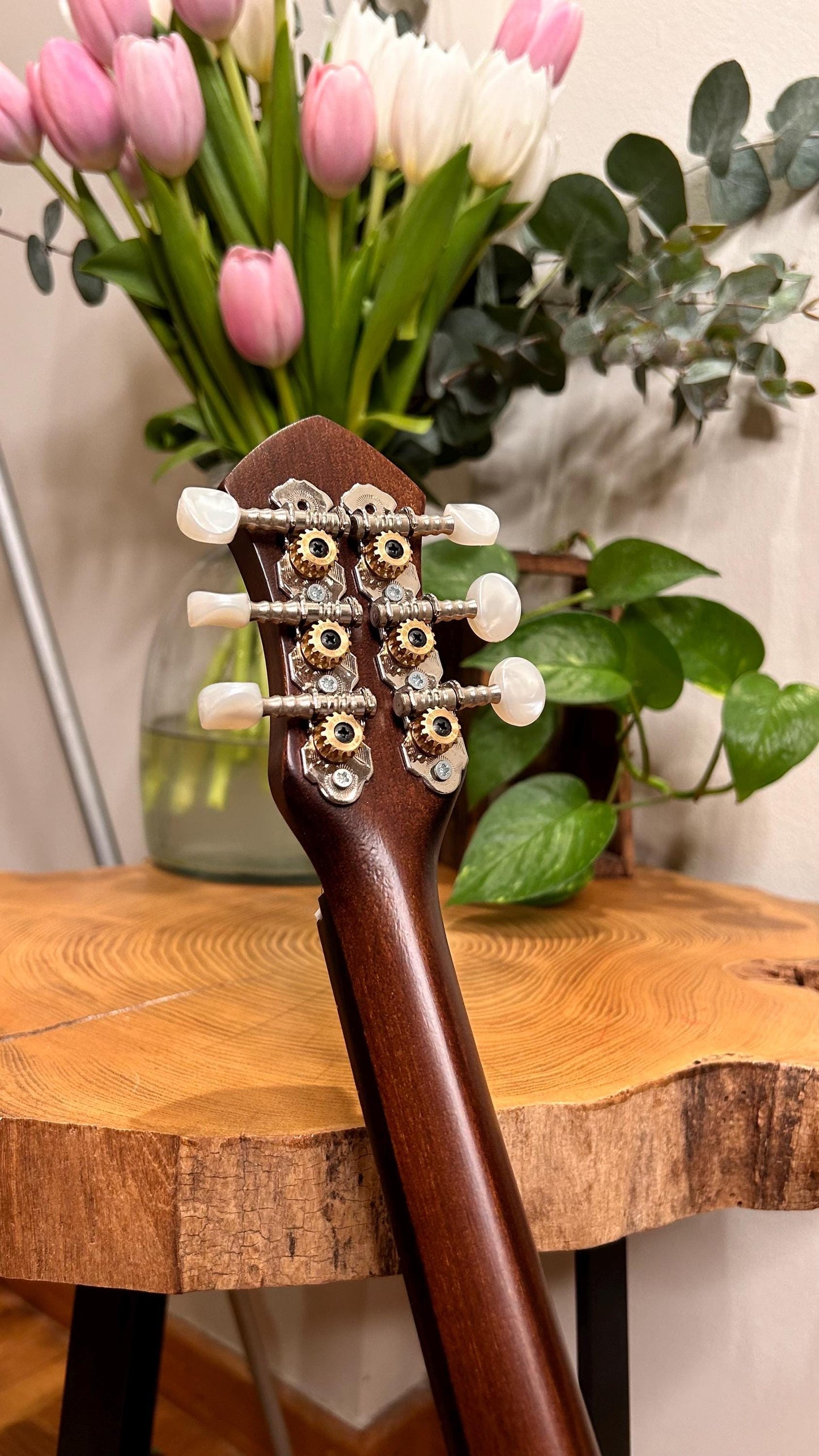 Handmade 6-String Baglamas | Greek Traditional Music Instrument for Rebetiko Music