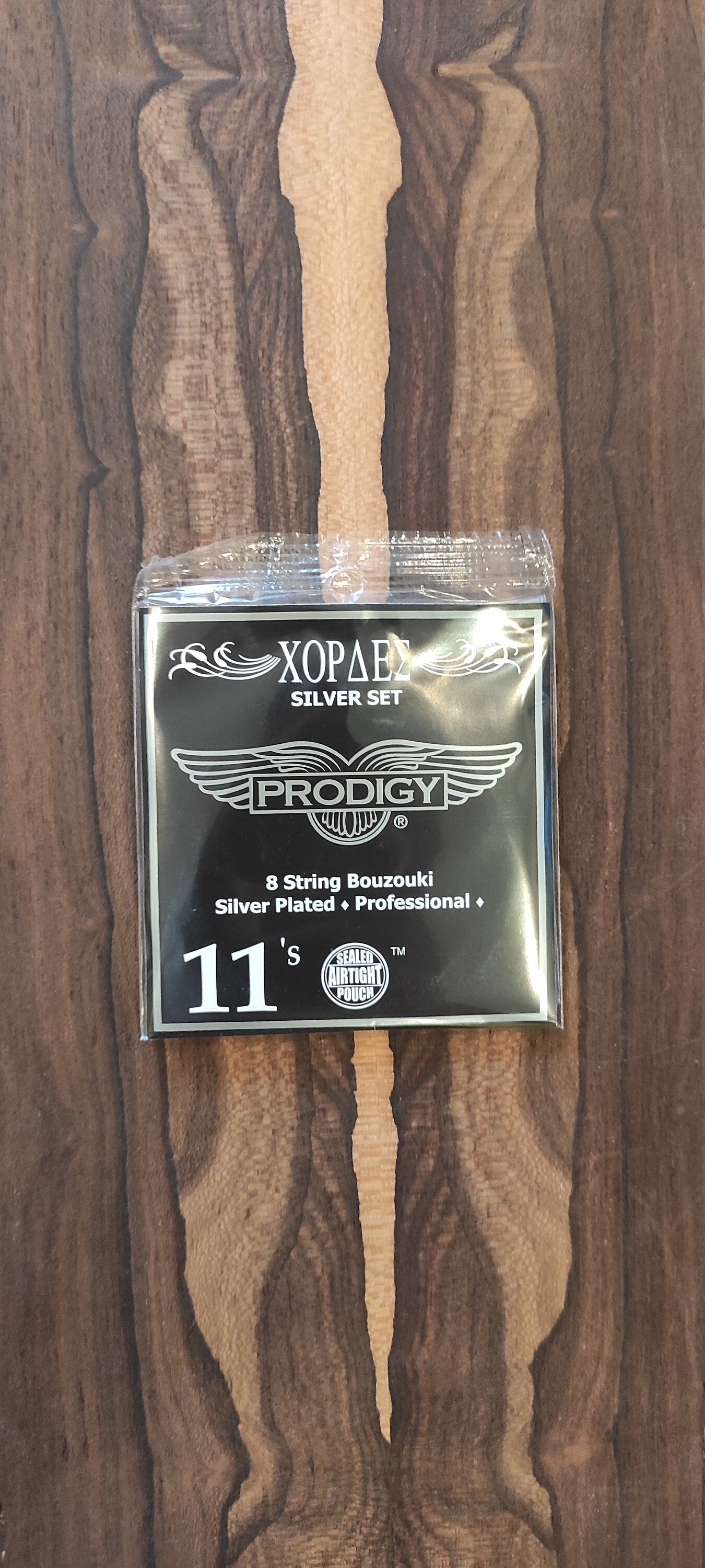8string Bouzouki Set of Strings ~ Prodigy SILVER Set ~ 0,11 Set Silver Wounded
