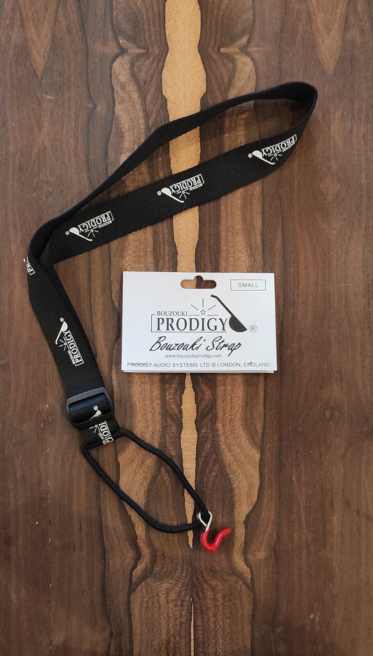 Black SMALL Prodigy Bouzouki Strap ~ Prodigy SMALL Bouzouki Strap Black ~ Prodigy Straps