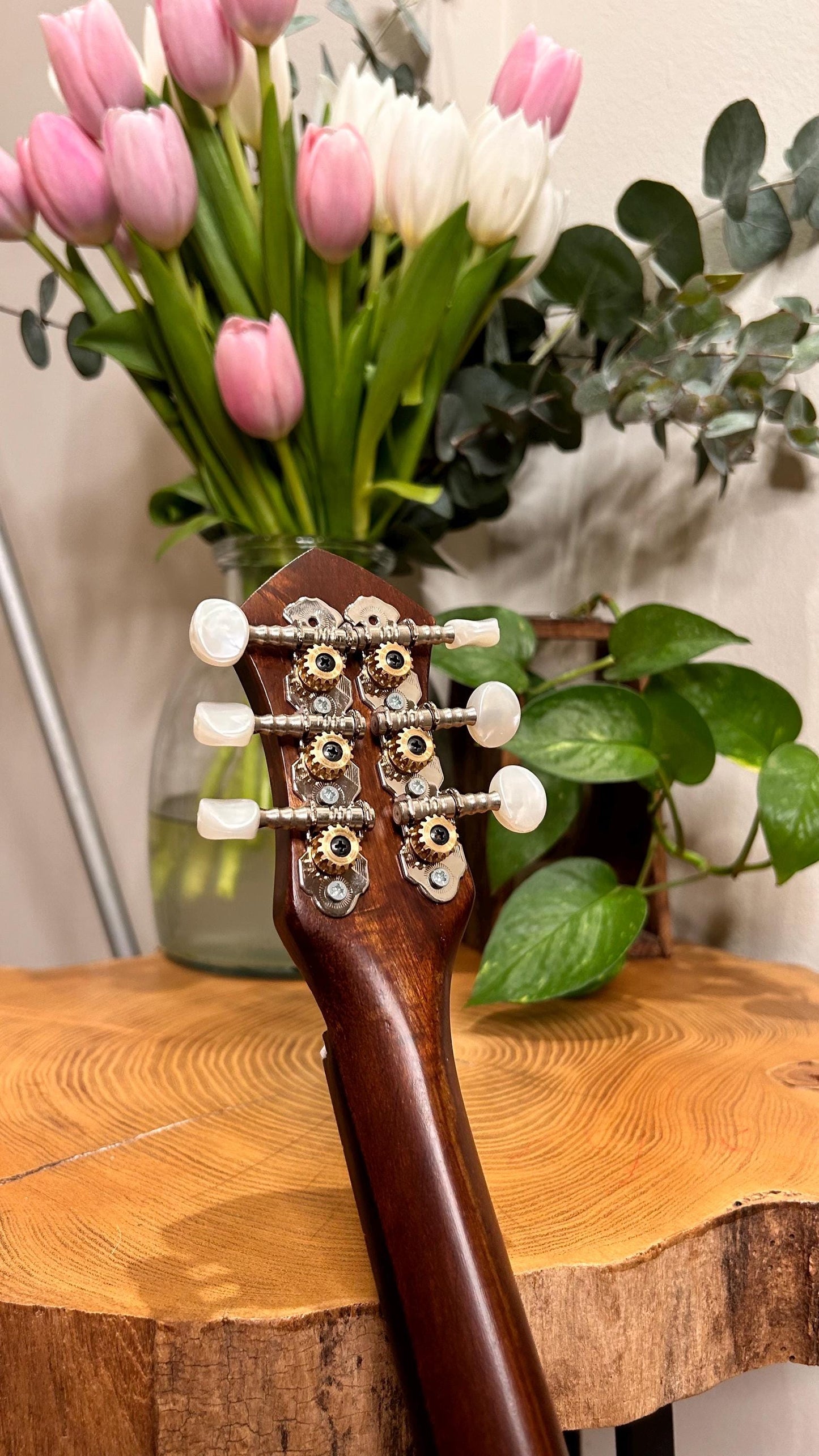 Handmade 6-String Baglamas | Greek Traditional Music Instrument for Rebetiko Music