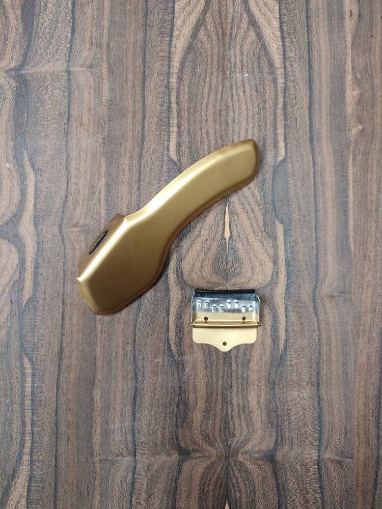 8-String and 6-String Bouzouki Prodigy Tailpiece and Armrest - 'CHORDIERA' TAR1SG Satin Gold