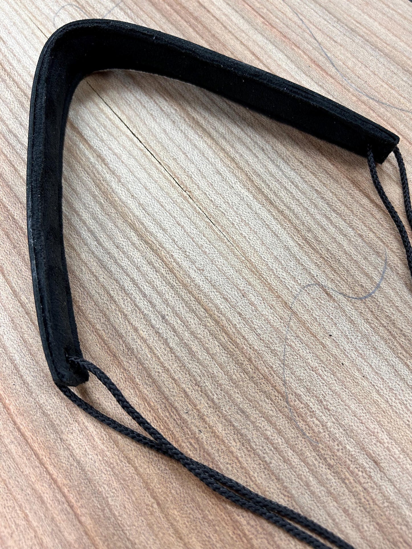 Adjustable Padded Leather Bouzouki Strap with Soundhole Hook