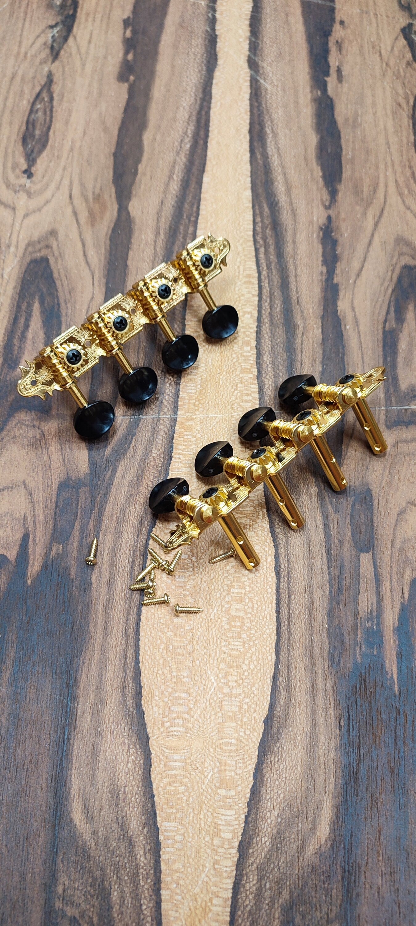 Bouzouki machine heads ~ Premium 8string Bouzouki tuners ~ Gold Colour & Black Button